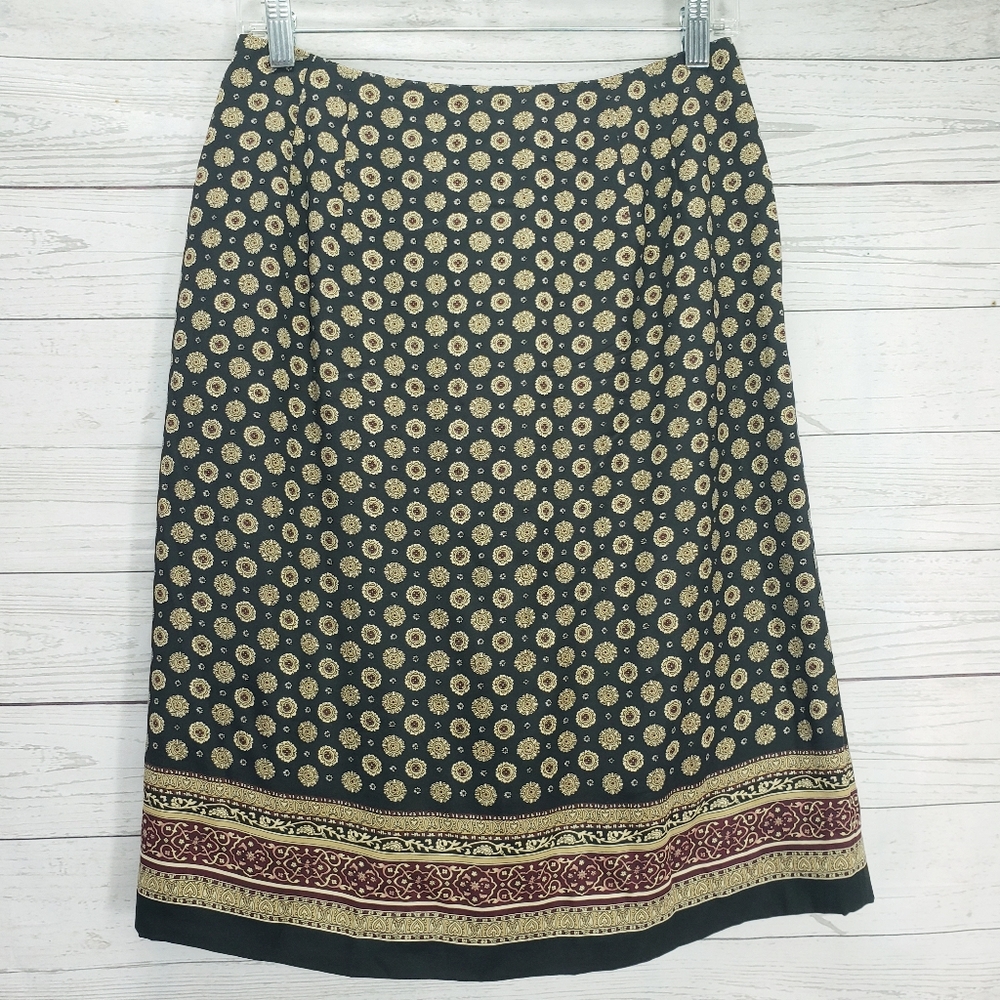 Talbot's Skirt pencil Pure Silk.